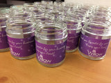 Promotional Branded Sweet Jars - 8oz with Company Details