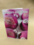 Christmas Cards for Business with Personalised Box of Baubles with Logo & Message