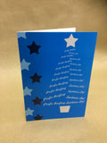 Christmas Cards for Business with Tree made from Company name & logo