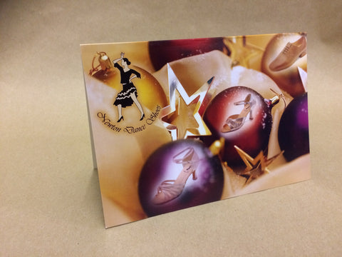 Christmas Cards for Business with Company Photos within 3 Baubles and Your Logo