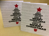 Christmas Cards for Business with Personalised Message, Name or Logo in Tree