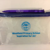Personalised Leavers Pencil Cases for Schools, Colleges & Universities with Logo and Year