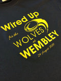 WW16 - Wired Up For Wembley T-Shirt, example Warrington Wolves