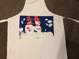 Personalised Adult & Child Apron with Child's Drawing for School or Nursery Christmas Fundraising