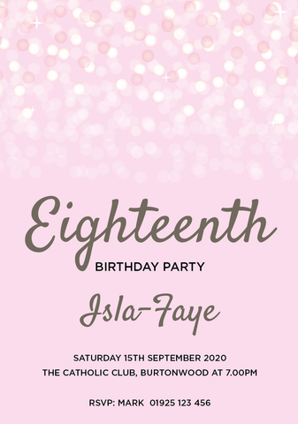 INV046 - Bubble Birthday Invite