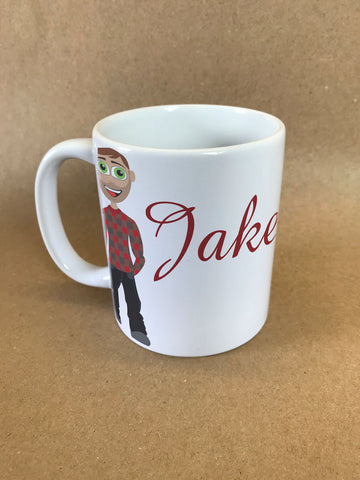 VA15 - Jake Character Valentine's Mug & White Gift Box