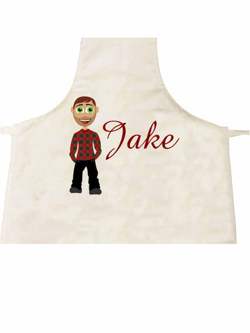 VA15 - Jake Character Valentine's Personalised Apron