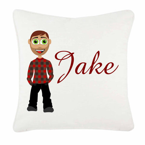 Jake Character Valentine's Personalised Cushion Cover