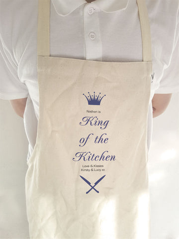 Personalised (Name) King of the BBQ Apron