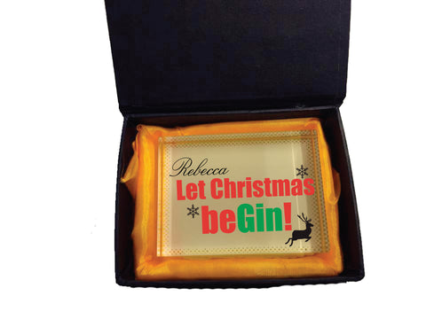 CA17 - Let Christmas be-Gin Crystal Block