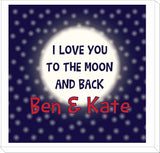 VA11 - I Love You to the Moon and Back (Names) Personalised Canvas Print