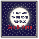 VA11 - I Love You to the Moon and Back (Names) Personalised Canvas Print