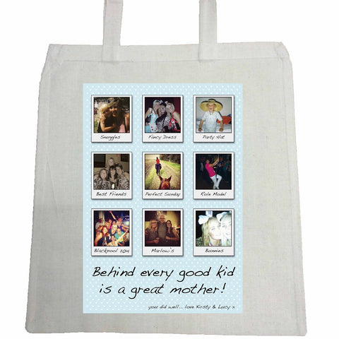 MD01 - Behind Every Good Kid Personalised Canvas Bag for Life