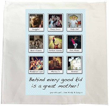 MD01 - Behind Every Good Kid Personalised Tea Towel