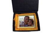 Your Photo and Your Personal Message Personalised Crystal Block with Presentation Gift Box