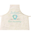 Foot Prints Personalised Apron