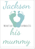 MO02 - Foot Prints Personalised Print