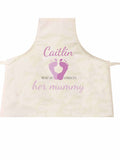 Foot Prints Personalised Apron