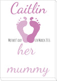 MO02 - Foot Prints Personalised Print