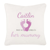 Foot Prints Personalised Cushion Cover