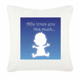 Loves You This Much Personalised Cushion Cover