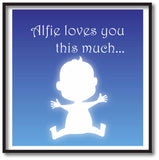 MO03 - Loves You This Much Personalised Print