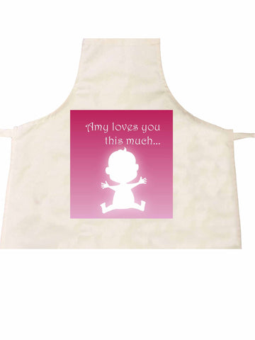MO03 - Loves You This Much Personalised Apron