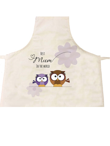 MO05 - Owl Mother's Day Personalised Apron