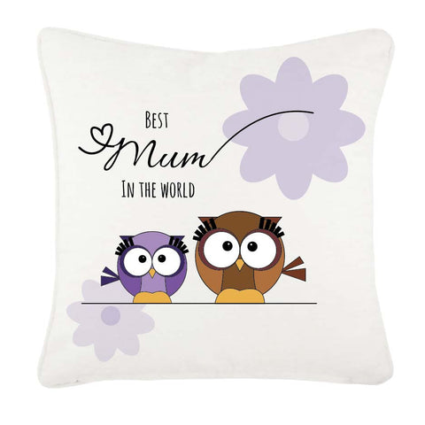 Owl Mother's Day Personalised Cushion Cover