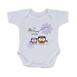 MO05 - Owl Mother's Day Personalised Baby Bib