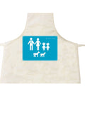 MO10 - Family Name and Figures Personalised Apron