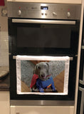 Personalised Your Photo and Your Personal Message Tea Towel for all occasions