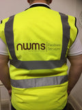 Promotional Branded Company Hi Vis Vest, personalised with company details