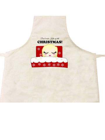 PC02 - Don't Wake (Name) Until Christmas Personalised Apron