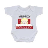 PC02 - Don't Wake (Name) Until Christmas Personalised Baby Bib