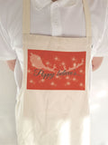 Personalised Christmas (name inserted) Believes Canvas Apron in Black or Red
