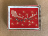 PC07 - Personalised Christmas (name inserted) Believes Crystal Block with Presentation Gift Box