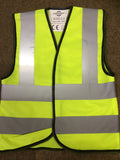 Printed Nursery or Childminding or KS1 + KS2 Yellow Hi-Vis Vest for Children/Kids