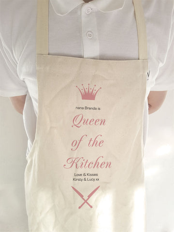 Personalised (Name) Queen of the Kitchen Apron
