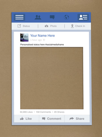 SM05 - Facebook Personalised Social Media Frame