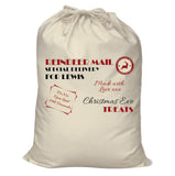 SS21 - Reindeer Mail Special Delivery for Santa Canvas Personalised Christmas Santa Sack