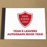 Personalised Leavers Autograph Books for Schools, Colleges & Universities with Logo and Year