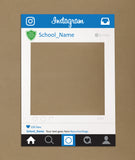 Personalised Leavers Social Media Selfie Frame for Schools, Colleges & Universities with Logo and Year (Facebook, Instagram, Twitter)