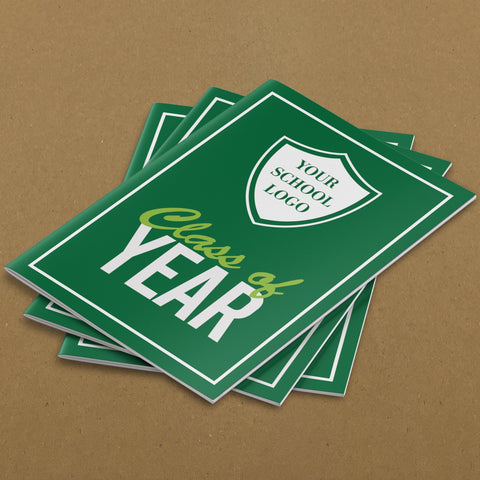 Personalised Leavers Yearbooks for Schools, Colleges & Universities with Logo and Year