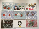 Personalised Christmas Cards with Child's Drawing School & Nursery Christmas Fundraiser