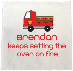 CA09 - Fire Engine Tea Towel