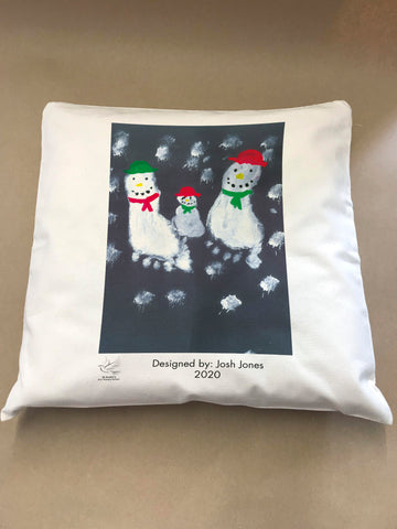 St Austin's R.C. Primary School Personalised Cushion Cover with Child's Drawing