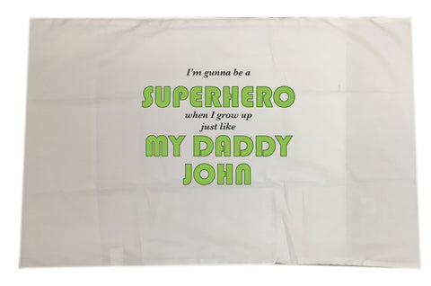 BB20 - Superhero Personalised Pillow Case Cover