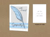 Sympathy Cards for loss of family and friends, with deepest sympathy, love to all