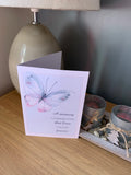 Sympathy Cards for loss of family and friends, memory lives in the heart forever